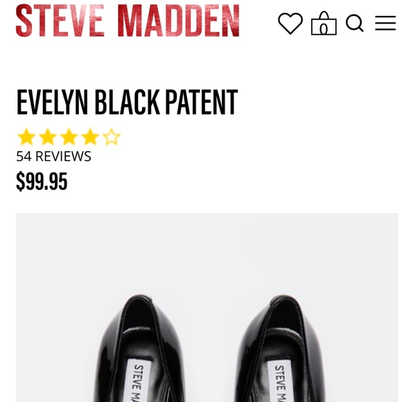 🌹Steve Madden Evelyn black patent - Picture 9 of 12